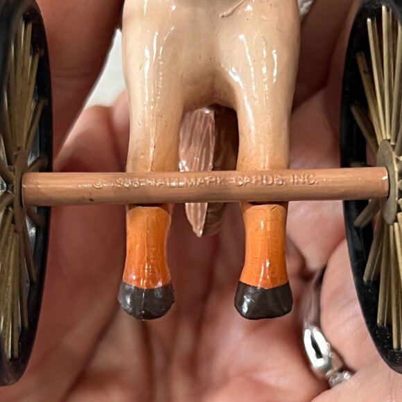 Hallmark Vintage Bundle Wonderful Santacycle Horse Tricycle 1988 Uncle Sam 1996 - Picture 8 of 14